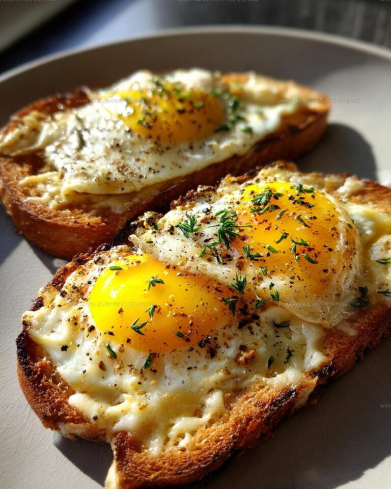 Butter-Fried Eggs On Toast Recipe