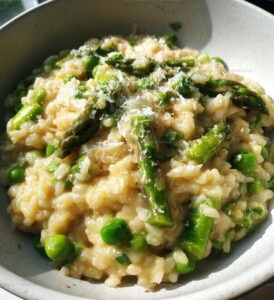 Pea And Asparagus Risotto Recipe