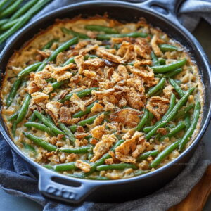 Light Green Bean Skillet Casserole Recipe
