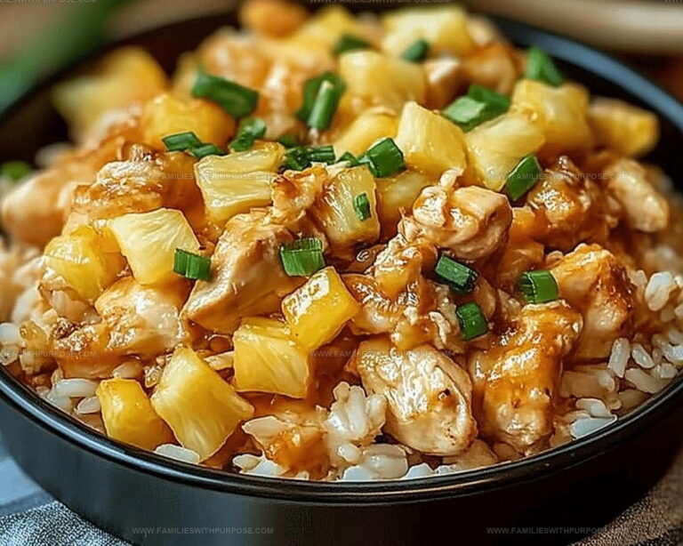 One-Pan Pineapple Chicken And Rice Recipe