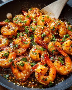 Skillet-Seared Spicy Lemon Garlic Shrimp Recipe