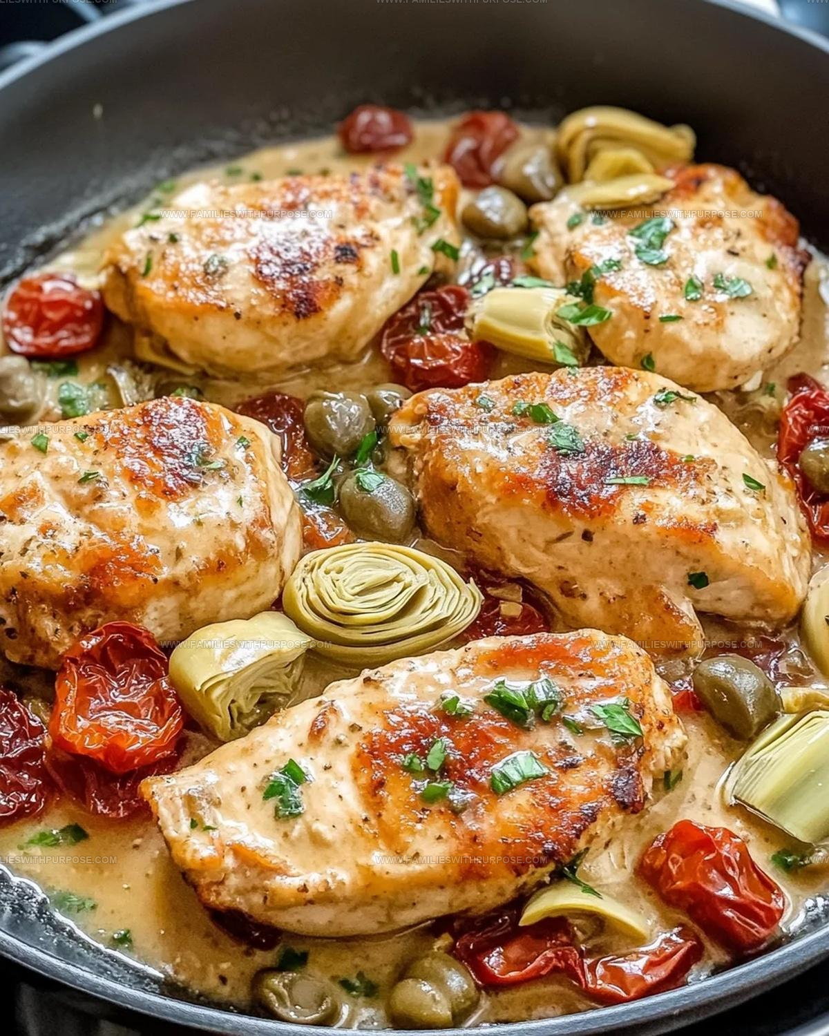 7-Ingredient Essential Mediterranean Chicken Skillet Recipe