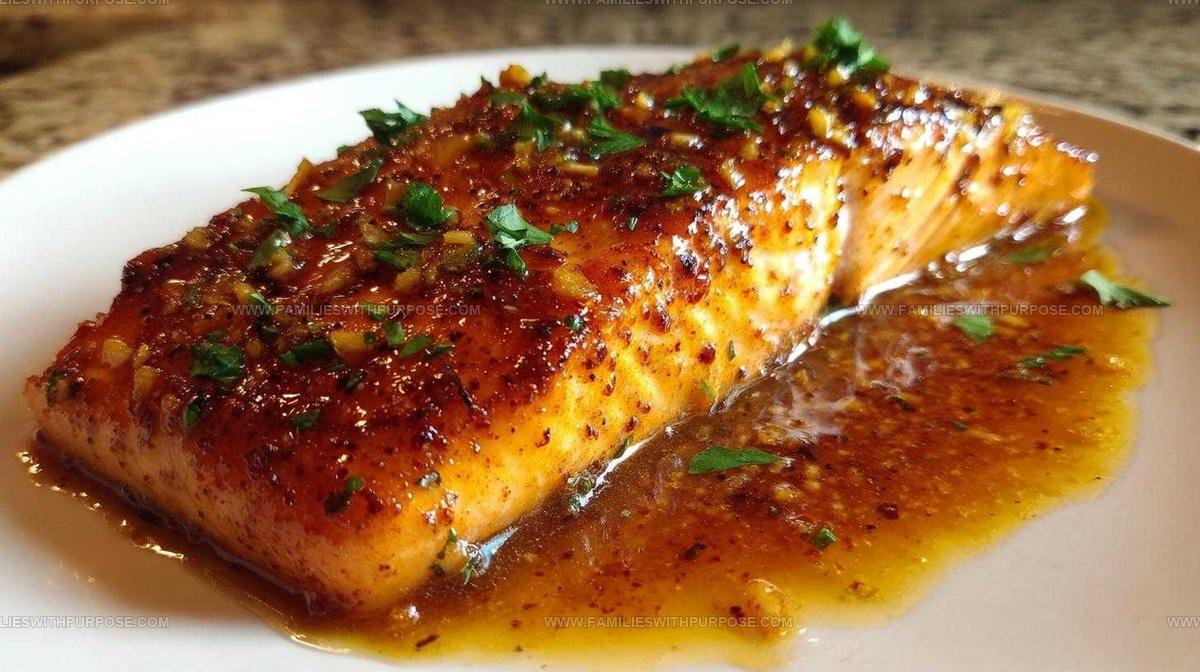 Oven Glazed Honey Garlic Glazed Salmon Recipe