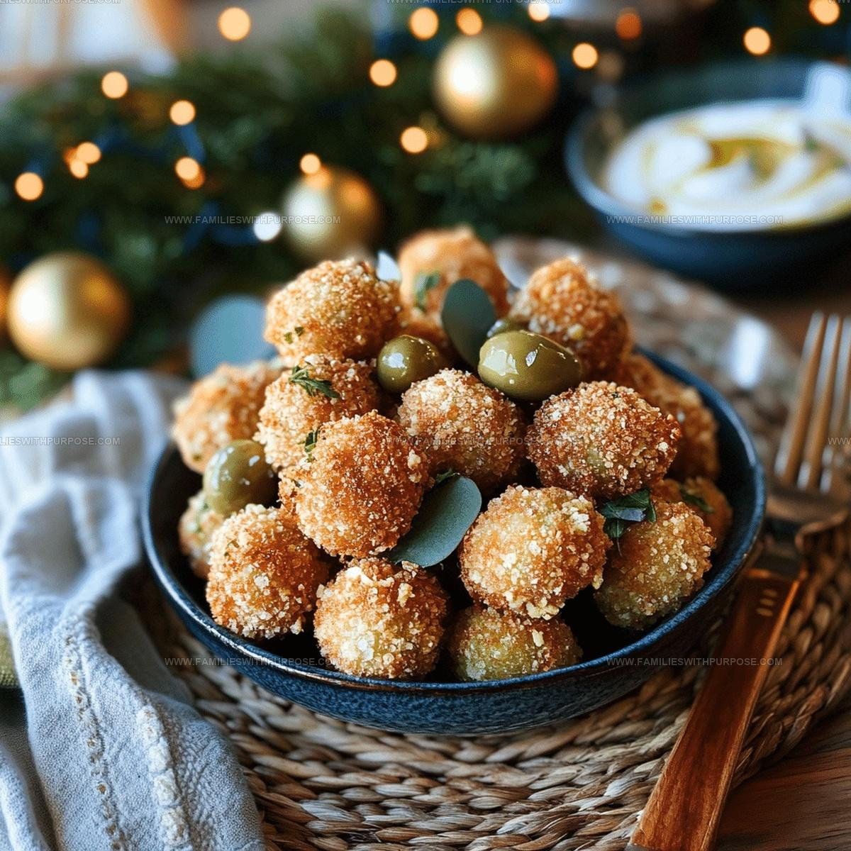 Crispy Fried Olives with Garlic Aioli Recipe