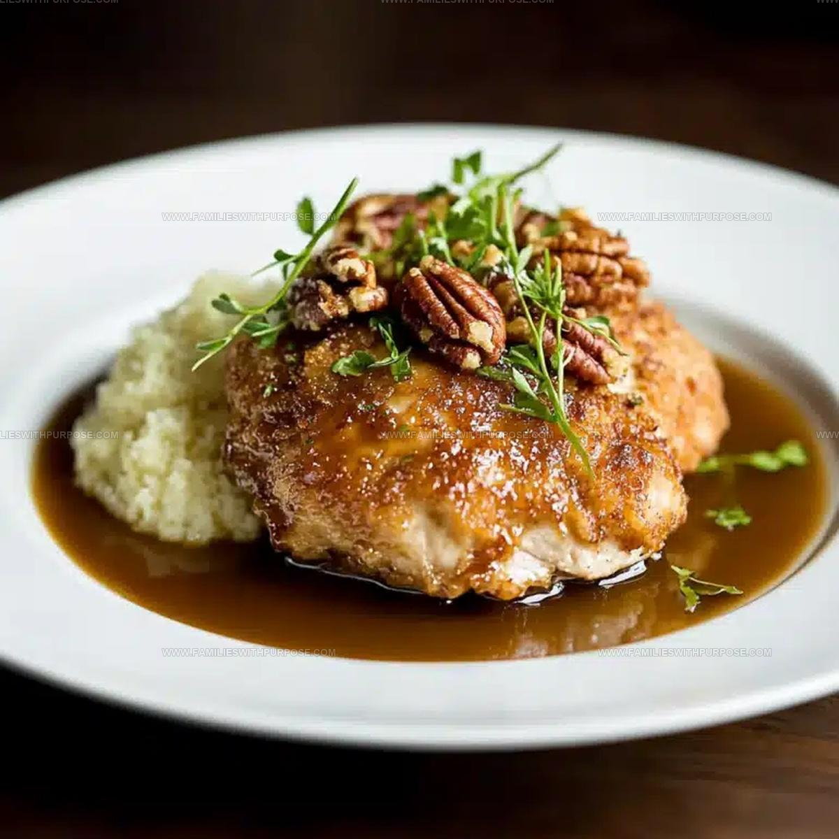 Spiced Bourbon Pecan Chicken Recipe