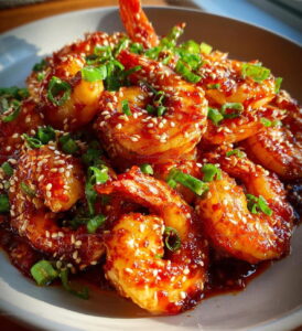 Sweet Spicy Gochujang Shrimp Recipe