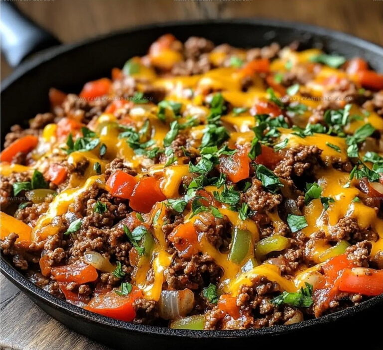 Savory Hamburger Meat Skillet Recipe
