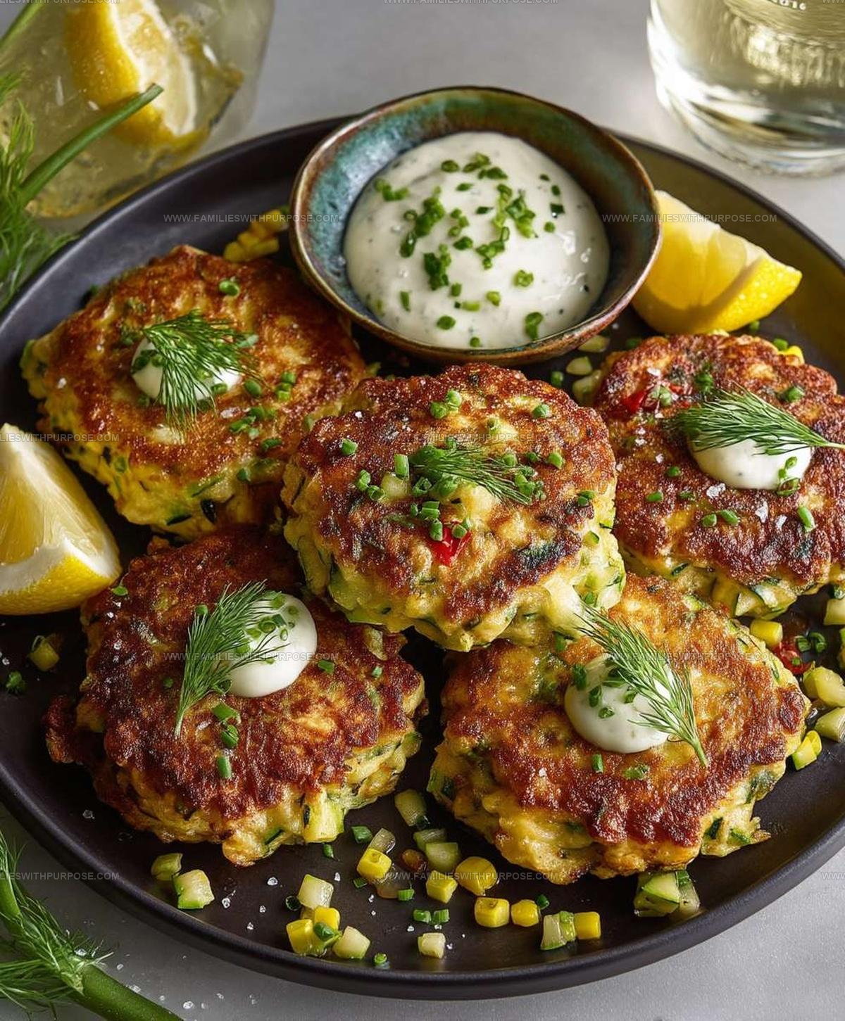 Chicken Zucchini Fritters Recipe