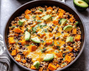 Sweet Potato Black Bean Skillet Recipe