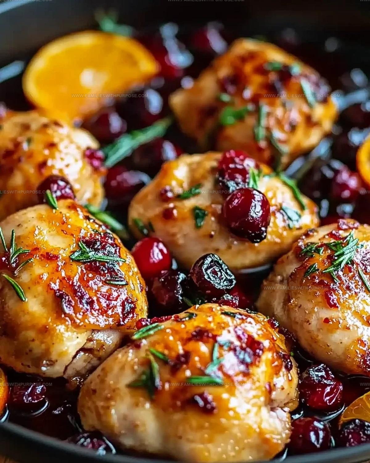 Cranberry Orange Chicken with Rosemary Recipe