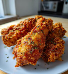 Extra Crispy Juicy Fried Chicken Recipe