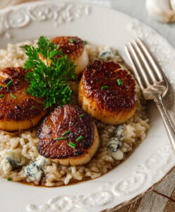Sage Butter Scallops Brie Recipe