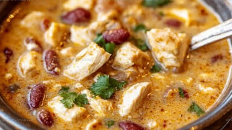 Creamy Cajun White Chicken Chili Recipe
