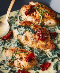 Tuscan-Creamy Chicken Recipe