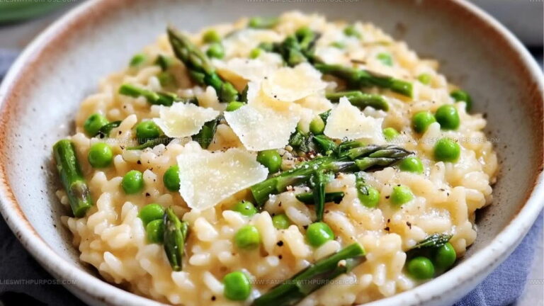 Risotto with Asparagus and Peas Recipe