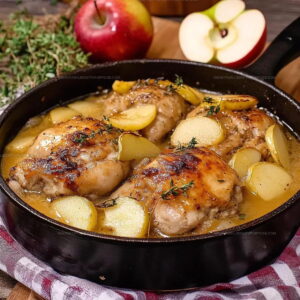 French Apple Cider Chicken Recipe