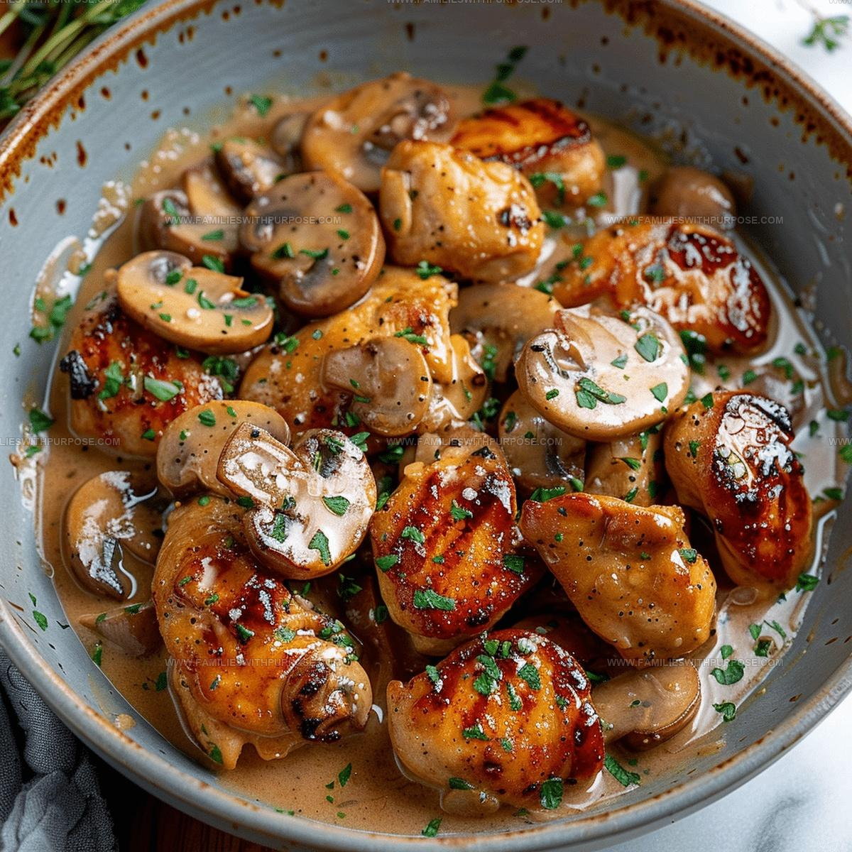 Greek Yogurt Creamy Mushroom Chicken Recipe