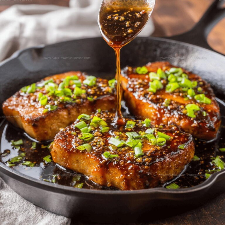 Sweet-Savory Honey Garlic Pork Chops Recipe