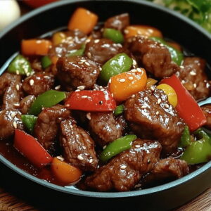 Spicy Chinese Pepper Steak Recipe