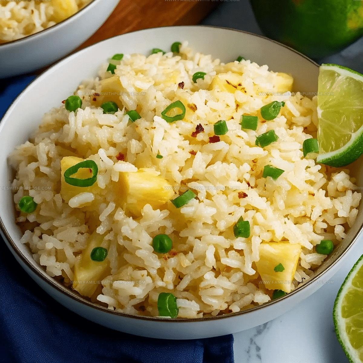 Sweet Hawaiian Pineapple Fried Rice Recipe
