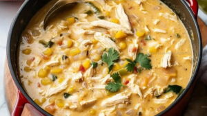 Cozy Creamy White Chicken Chili Recipe