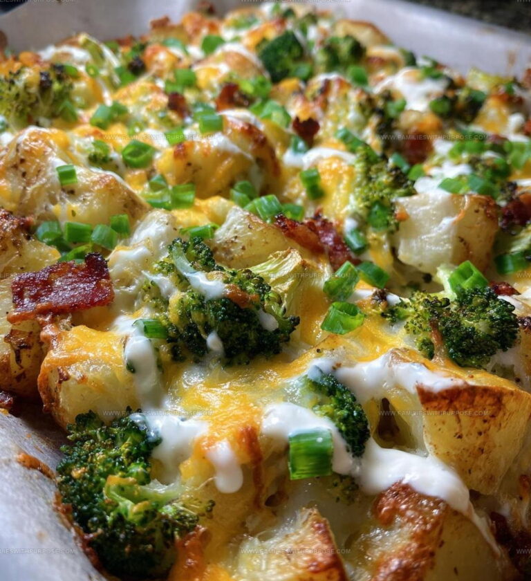 Loaded Broccoli Potato Pan Recipe