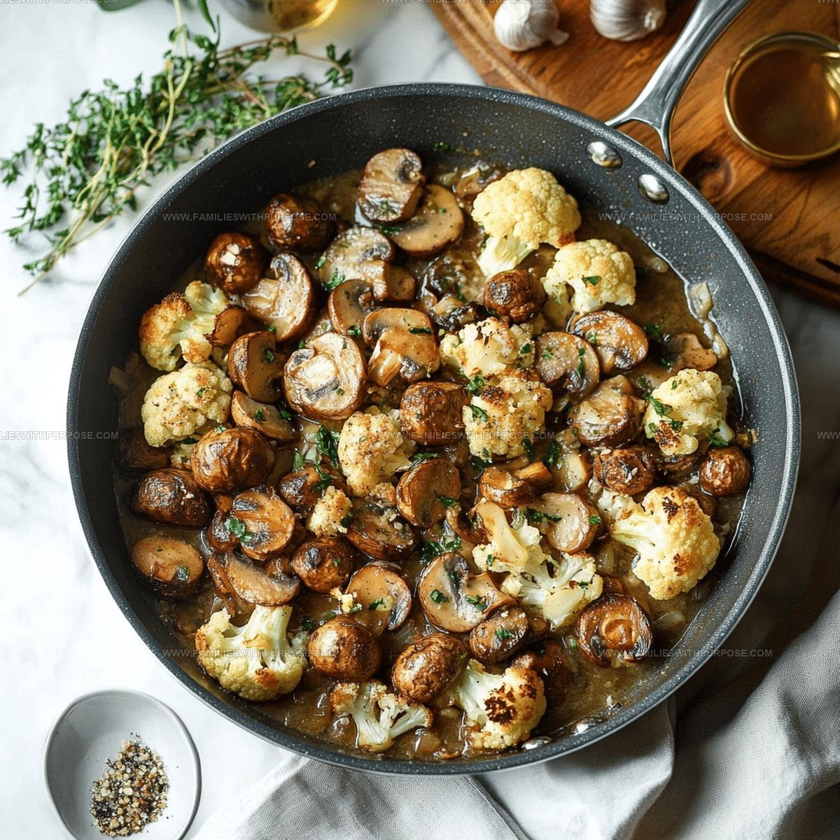 Garlic Mushrooms Cauliflower Recipe
