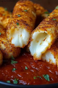 Fried Mozzarella Sticks Recipe