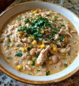 Corn Loaded White Chicken Chili Recipe