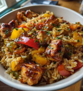 Smoky Chipotle BBQ Chicken And Rice Skillet Recipe