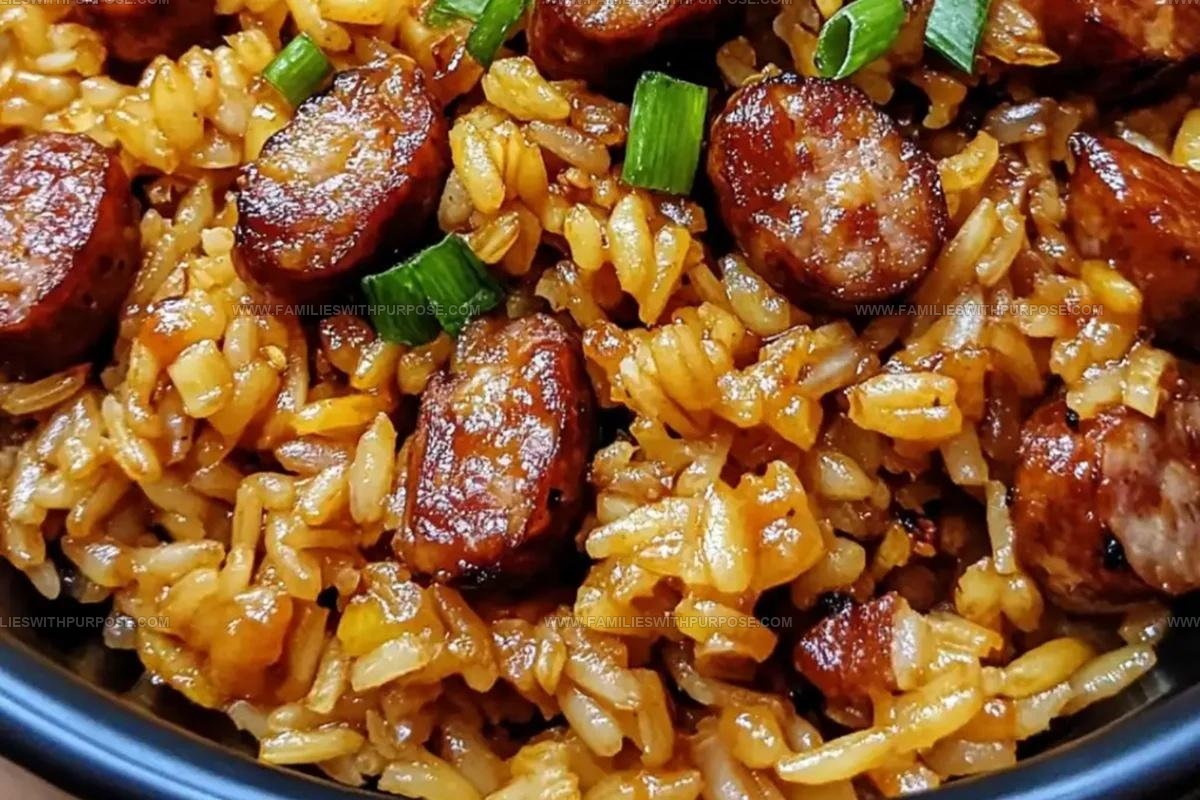 BBQ Sausage Rice Recipe