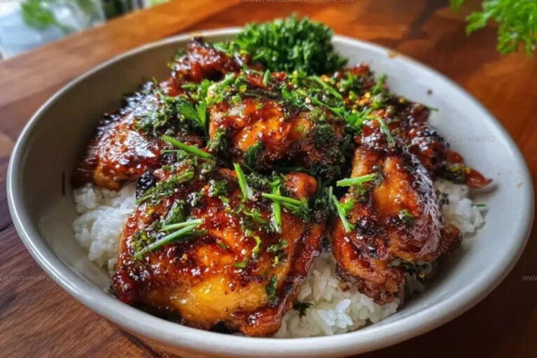 Soy Garlic Chicken Thighs Recipe