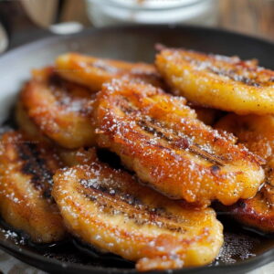 Golden Skillet Banana Fritters Recipe