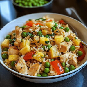 Family Size Pineapple Chicken Rice Recipe