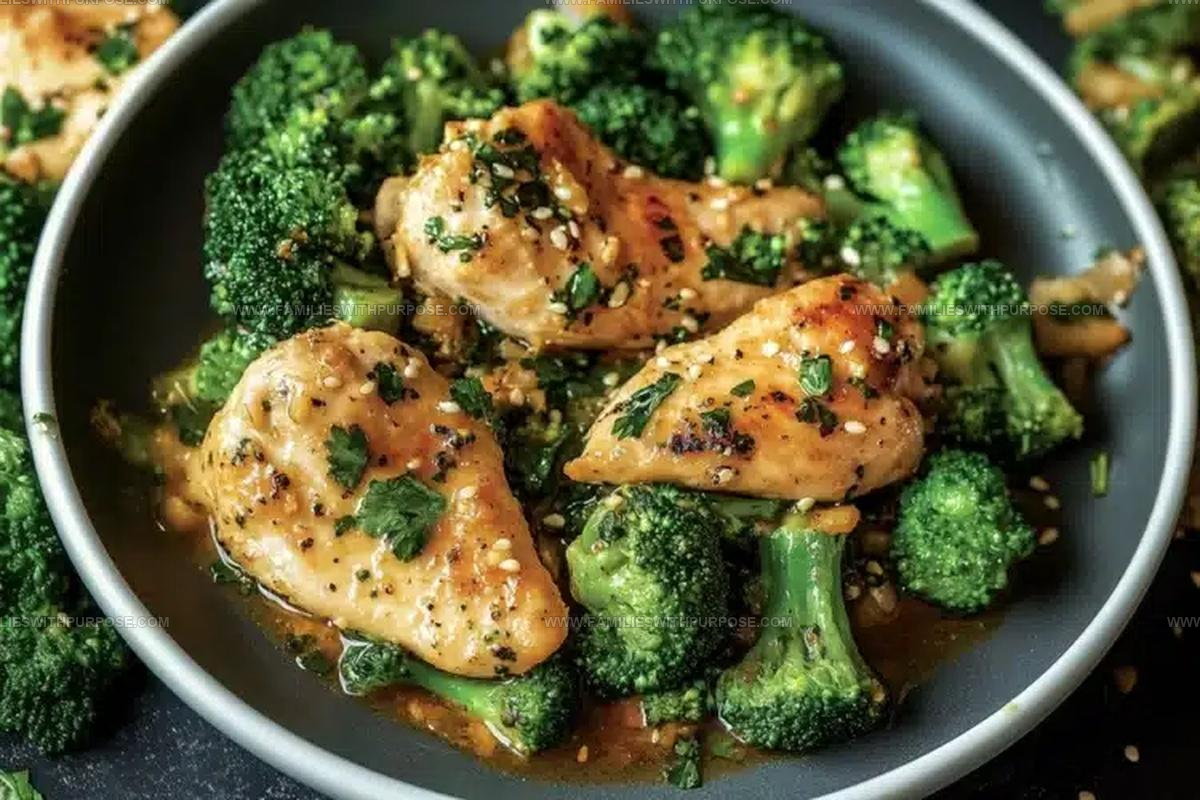 Savory Garlic Chicken with Broccoli and Spinach Recipe
