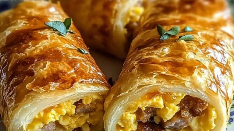 Sausage Egg And Cheese Roll Ups Recipe