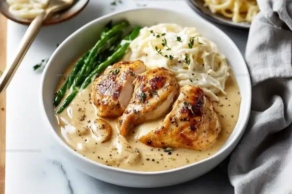 Creamy Garlic Chicken Skillet Recipe