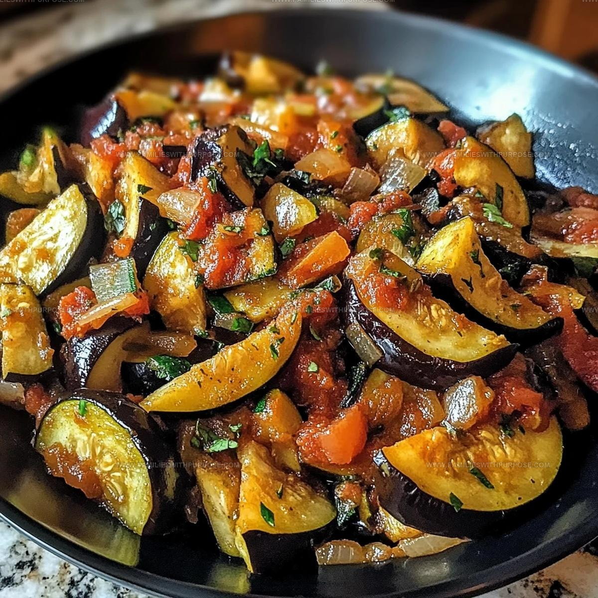 Eggplant And Zucchini Saute Recipe