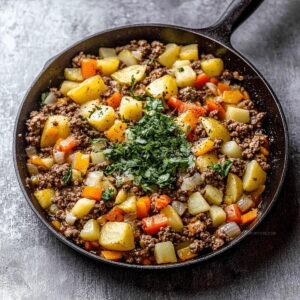 Skillet Style Beef And Potato Skillet Recipe
