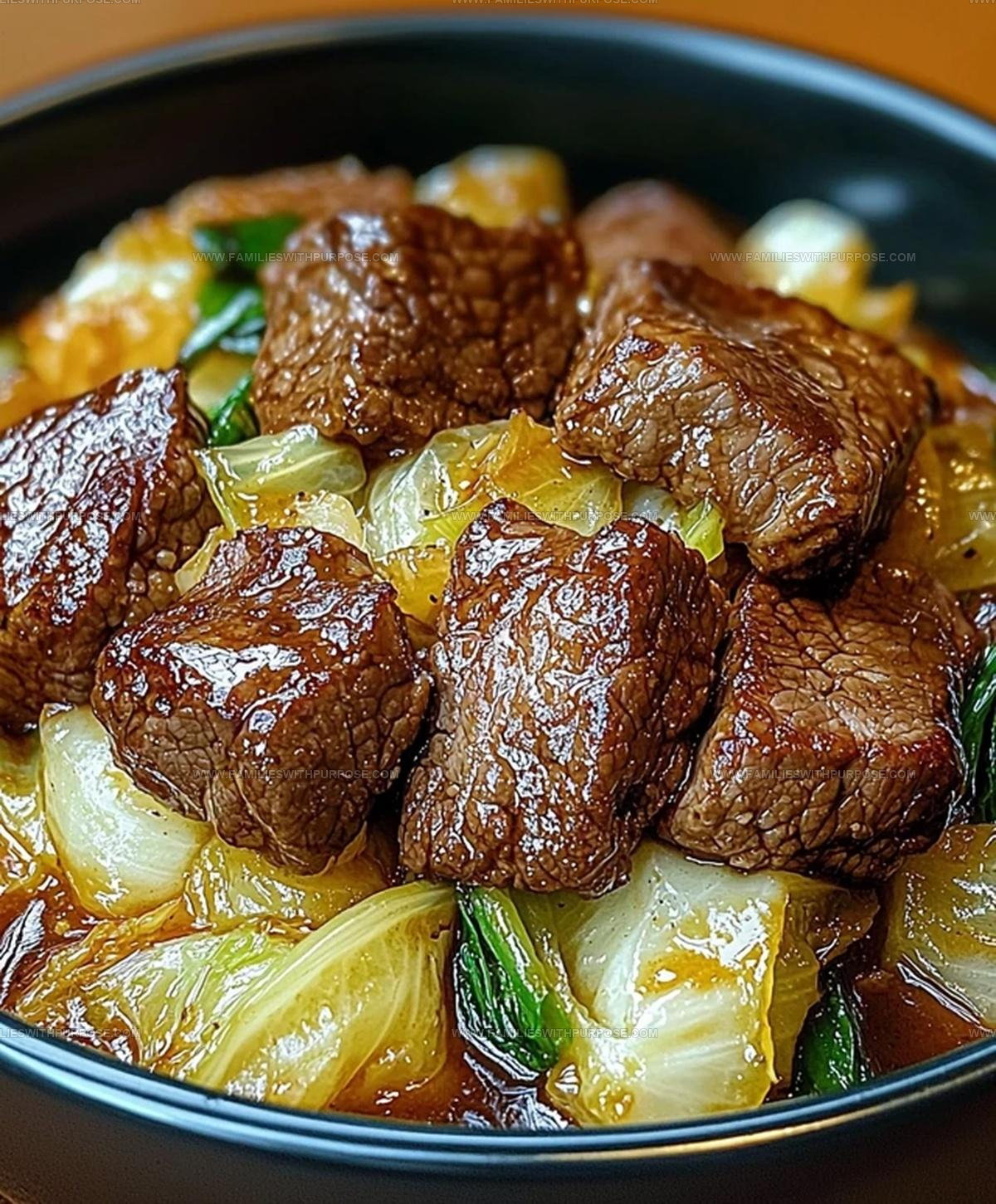 Beef Napa Cabbage Stir Fry Recipe