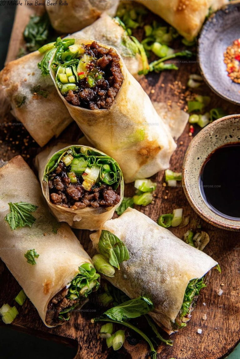 Thai-Herb Thai Basil Beef Rolls Recipe