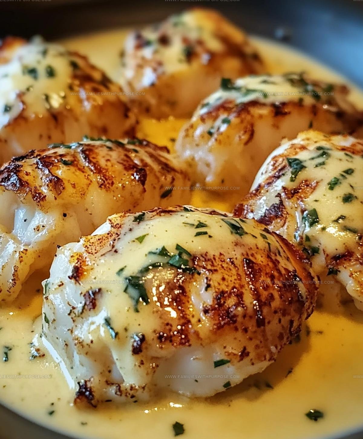 Creamy Garlic Butter Lobster Tails Recipe