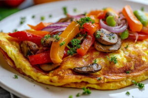 Veggie Omelette Roll-Ups Recipe