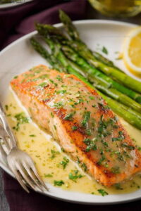 Zesty Garlic Lemon Salmon Recipe