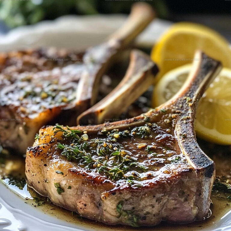 Garlic And Herb Lamb Chops Recipe