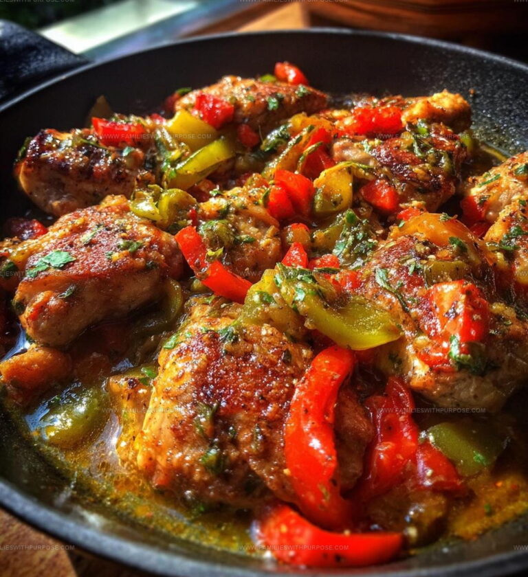 Italian Peppery Chicken Scarpariello Recipe