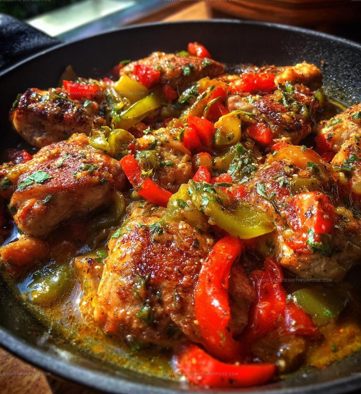 Italian Peppery Chicken Scarpariello Recipe