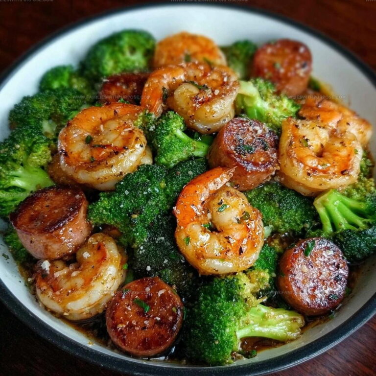 Citrus Honey Garlic Shrimp Sausage Broccoli Recipe
