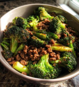 Weeknight Ground Beef Broccoli Stir Fry Recipe