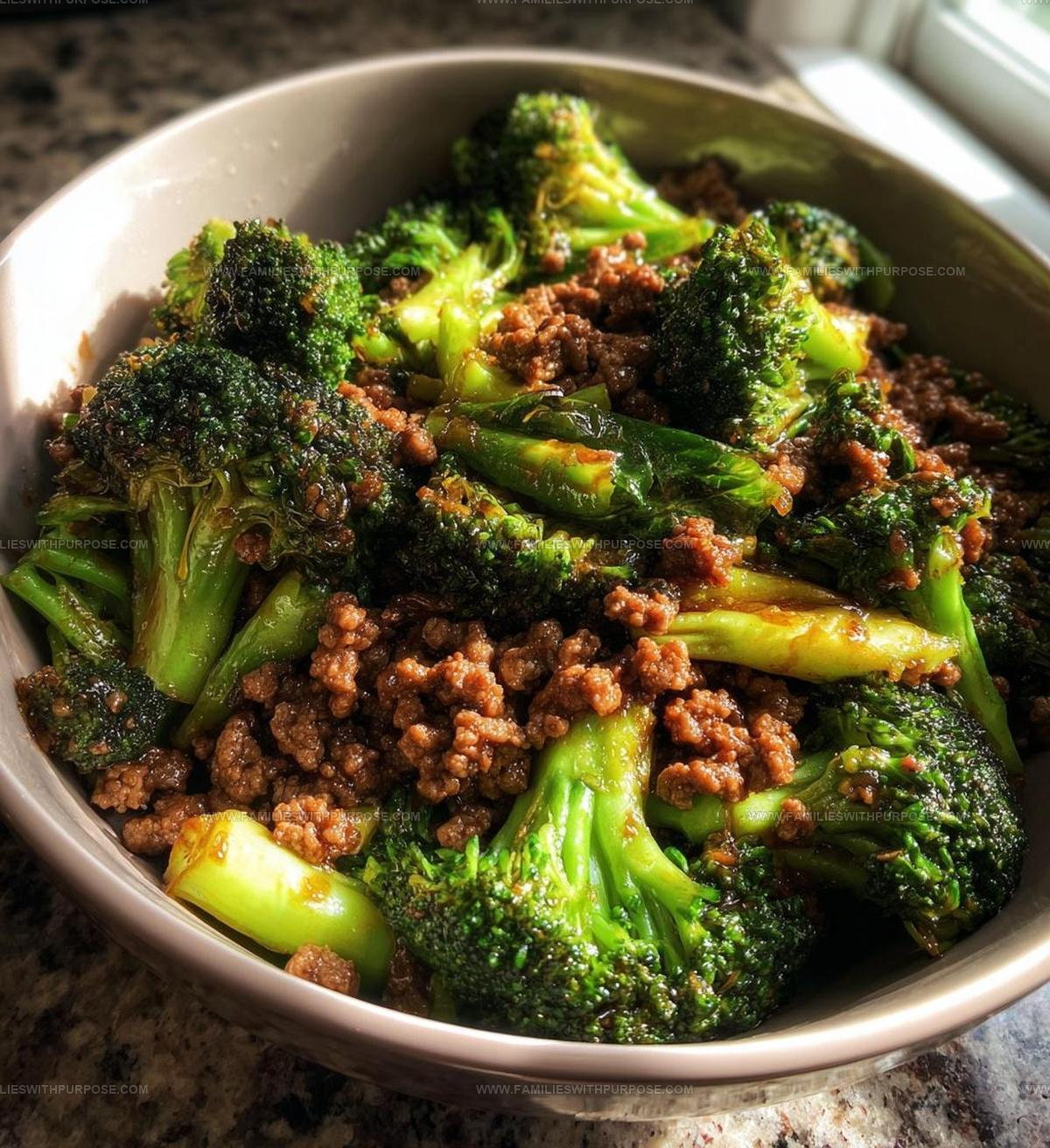 Weeknight Ground Beef Broccoli Stir Fry Recipe